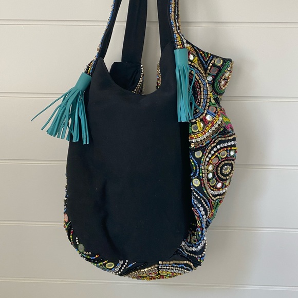 Multicoloured Beaded Bag - Picture 7 of 8